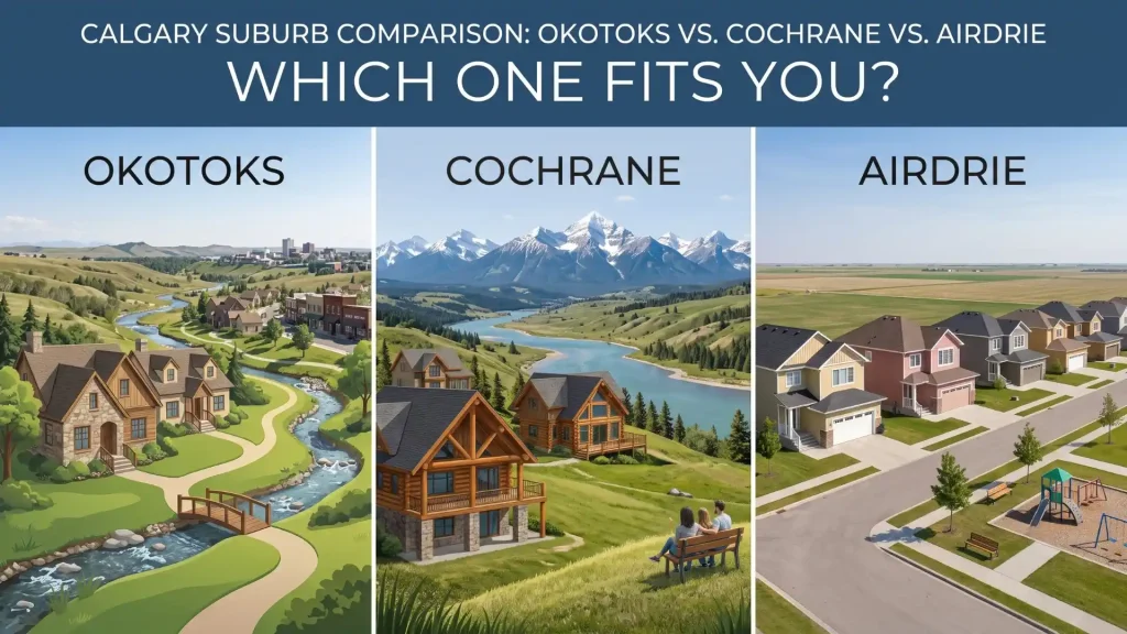 Okotoks vs. Cochrane vs. Airdrie Which Calgary Suburb Is Right for You